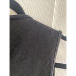 Marc Cain Women's Black Wool Blend Sleeveless Vest Size N4 Tie Front XL Laggen‎ Photo 6