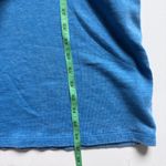 Free People  Blue Terry Cloth Short Sleeve Oversized Pocket Dress Size Small NWOT Photo 4