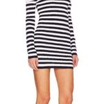 Revolve Lovers and Friends Aradi Dress in Navy & White Photo 1
