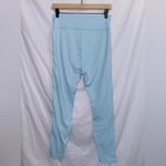 Kittenish Blue High Waisted Athletic Ankle Length Leggings size large Photo 4