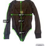 DKNY ‎ Elegant Black Jersey Body Suit size L Photo 1