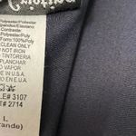 Miss Cristina USA navy blue embroidered lace with rhinestones formal gown LRG Size L Photo 5