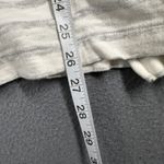 Loft  Shirt Womens XL White Gray Striped Long Sleeve Boat Neck Casual Top Tee Photo 7