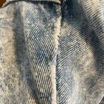 Bermuda 80s Chic Acid Washed Denim Length shorts longline denim short light wash Photo 4