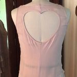 LISA MAREE Silk Mini Dress. Heart Cut Out. Nude/Blush. XS. NWOT Pink Photo 5