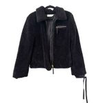 Tory Burch Tie-Cuff Faux Fur Jacket Sz Medium Photo 1
