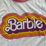 *NEW Barbie Adult White and Pink T Photo 2
