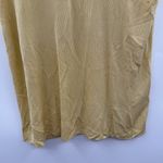 Everlane Tight Knit Dark Yellow Gold Short Sleeve Lightweight Top Sz L NEW Photo 2