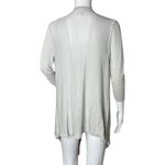 Chico's  Sweater Womens Medium Gray Open Cardigan Office Casual Neutral Minimalist Photo 3