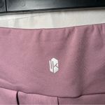 Purple matching crop top & pleated athletic tennis golf skirt workout set sz M Size M Photo 6