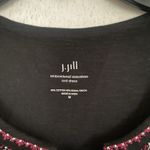 J.Jill Womens Medium Embroidered Sleeveless Knit Sun Dress Tassel Boho Festival Photo 3