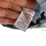 Boutique Women’s S Patch Together Denim‎ Trucker Jacket Blue Acid Wash Oversized Photo 8