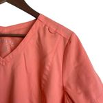 Matrix by Maevn Scrubs Women Top L Orange Medical Uniform Nurse Workwear Dental Purple Size L Photo 4