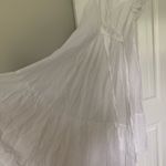 Free People Dress MIDI Low bow back White Cotton Photo 4