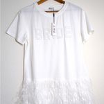 WHY White Bride Midi Dress Size L Photo 0