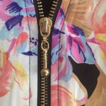 Japna  Zip Front Floral Jacket Size S Photo 2