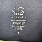 Ivory Ella  Sz Small Shirt Blue Long Sleeve Pocket Tee Halloween Elephant Pumpkin Photo 3