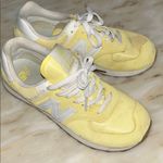 New Balance  Womens 574 Suede Sneakers in Lemon Haze Size 9.5 Photo 9