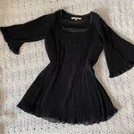 Lovers + Friends Pleated Shift Mini Dress Black (Small) cocktail party new years Photo 6