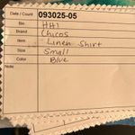 Chico's Linen Ruched Top Blue Small Lightweight Breathable Photo 11