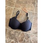 SKIMS  Fits Everybody Push up Demi Bra Onyx Size 32DD Photo 2