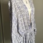 Others Follow Tilly’s Diamond Hobo Print Tie Front Kimono Cover Up Jacket Photo 1