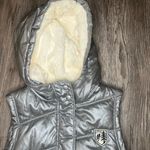 American Eagle Outfitters Gray vest Fleece Jacket size s/p Photo 2