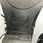 Born Danni suede booties with fringe black womens size 9 western boho casual Photo 7