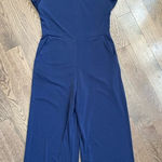 Michael Kors Mesh Top Jersey Jumpsuit NWT Women’s Size XS Blue Photo 0