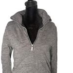 Lululemon Forever Warm Quilted Pullover Heathered Core Dark Grey Women Size 4 Photo 6