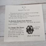 Vintage Kenneth Jay Lane Clip On Earrings K.J.L Interchangeable Earring Set Photo 8