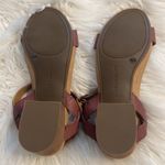 Lucky Brand  Leather Stylish Red Block Heel Sandals size 9 BNWOT Photo 7