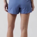 Athleta  Trekkie North Shorts Blue Zipper Pockets Size 12 Photo 0