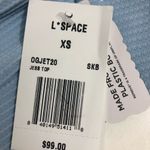 l*space L* Jess Ribbed Bikini Top in Sky Blue XS NWT Photo 6