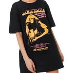 Nasty Gal Nasty Girl Womens Janis Joplin Graphic Band Tee Dress Sold Out NWT Size Medium Photo 0