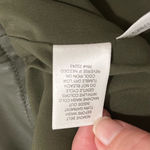 Olive Green Leather Midi Pencil Skirt Sz 8 Brown Photo 7