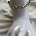 Vintage Blue Enamel Gold Tone Metal Bangle & South Western Chain Bracelet Sz 8 Photo 14