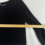 H&M  Long Sleeve Pullover Stretch Sweater Womens Medium Black Photo 5