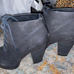 Boutique Black Platform Booties Photo 0