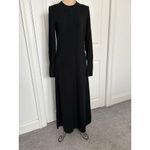 Madewell $168 Merino Wool Sweater Midi Dress Black NT938 Size S Photo 7