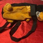 Shoulder Bag Water bottle Black and Tan Dog Plush excellent shape! Great Piece! Photo 6