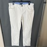 Tommy Hilfiger EUC Ivory Straight Leg Corduroy Pants Women’s Size 10 Photo 1