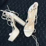 Wild Diva Suede Platform Heels Photo 2