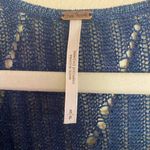 Free People Blue Sparkle Sweater Knit Maxi Dress Photo 4
