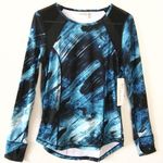 Nanette Lepore activewear top mesh shoulder thumb holes women Size Small Photo 2