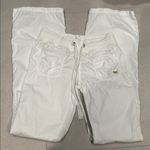 PINK - Victoria's Secret Pink VICTORIA’s Secret Y2K size 2 white pants adjustable waist strap pockets Photo 0