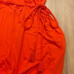 Matilda Jane NWT   Extra Large Orange Sleeveless Maxi Dress with Braided Belt Photo 4