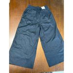 Banana Republic  Wide Leg High Rise Linen Pant Women Small Black Minimalist Light Photo 4