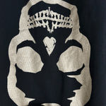 Zadig & Voltaire Clipper Skull Foil Hoodie in Black Size Medium Photo 1