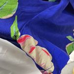 Yumi Kim  Blue Liz Romper Womens Large Floral Bright Silk White Lotus summer‎ Photo 8